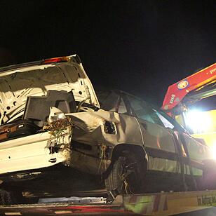 Auto ueberschlaegt sich auf der A3 mehrfach - Fahrer stirbt am Unfallort