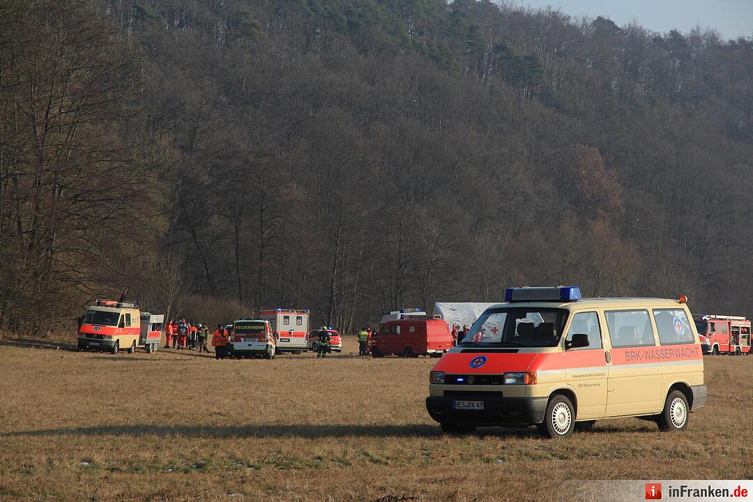 Kreis Bad Kissingen: Suchaktion nach Eis-Unfall