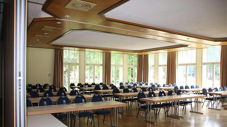 Im großen Tagungsraum gab es keine Schäden. Foto: Stephan Tiroch