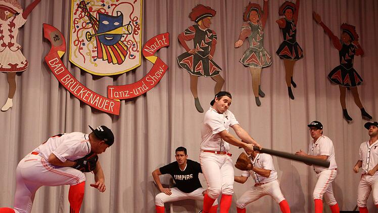 Wilde Sportler aus Fuchsstadt beim Baseballspiel. Foto: Thomas Dill