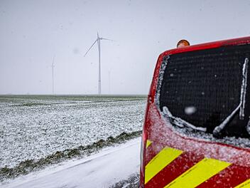 A44 gesperrt - Problem mit Windrad