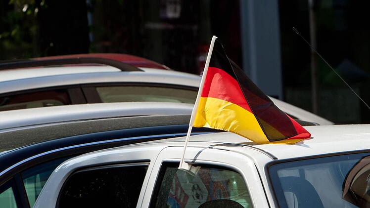 WM-Beflaggung in Coburg. Foto: Jochen Berger