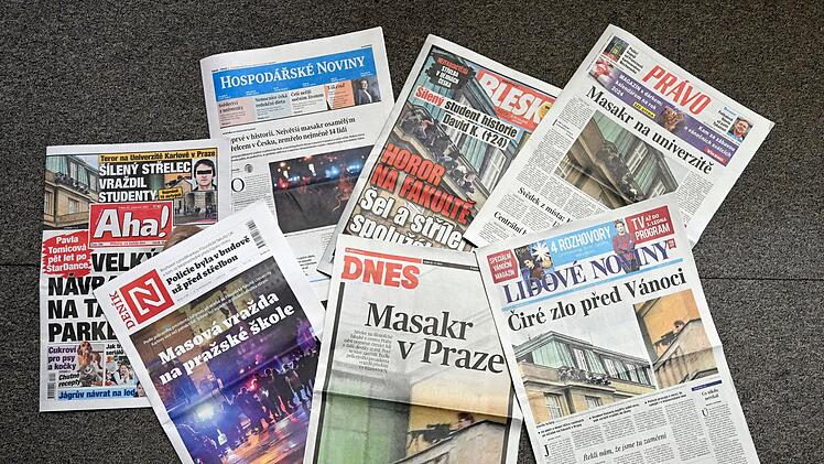 Sch&uuml;sse an Prager Universit&auml;t