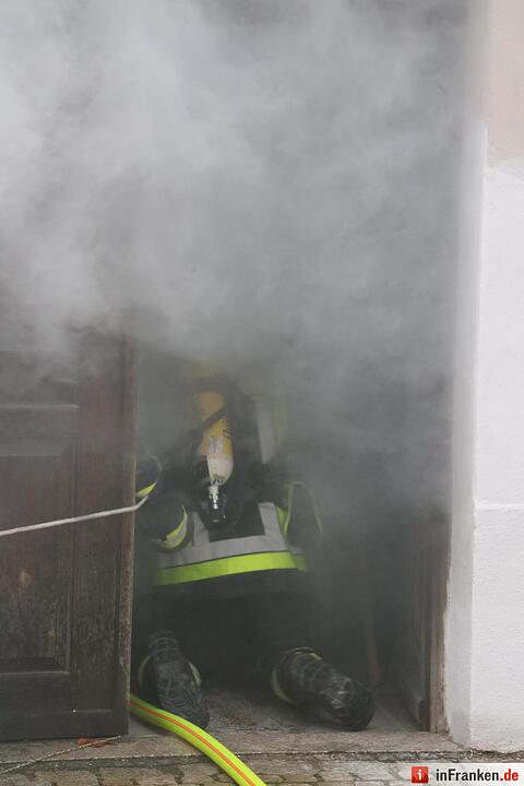 Feuerwehr Hollfeld Großübung