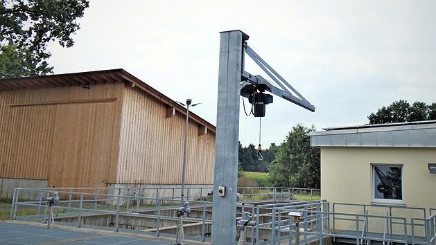 Das neue Salzlager an der Kl&auml;ranlage w&uuml;rde sich f&uuml;r ein Storchennest eignen.