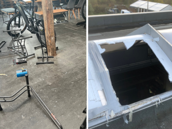 Einbruch in Fahrradgeschäft