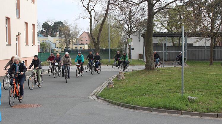 FT-Radtour über das Gelände der Bundespolizei. Foto: Michael Memmel