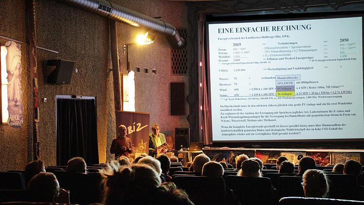 Mehr als 50 Besucher kamen am 10. Dezember zur Diskussionsveranstaltung im Zeiler "Capitol-Theater".  Foto: Bruno Schneyer