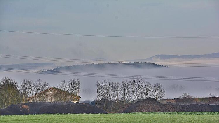 Natur im Nebel bei Bad Neustadt. Hanns Friedrich