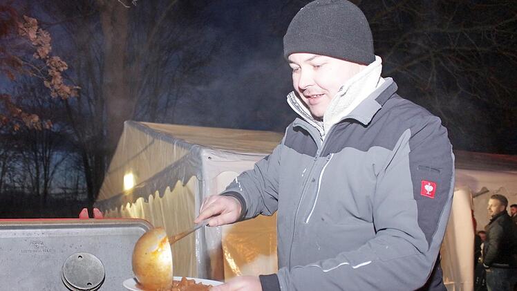 Frank Müller ist bei der Lonnerstadter Wehr das "Doppel-K": Kassier und Küchenchef.