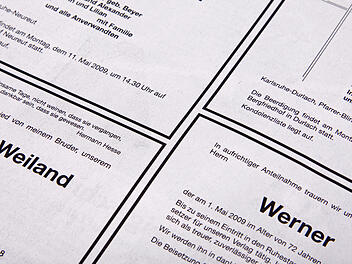 Aktuelle Traueranzeigen aus der Bayerischen Rundschau