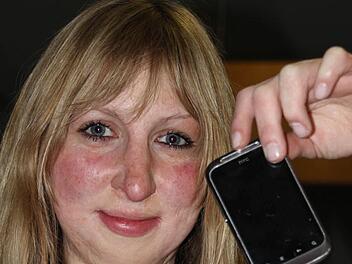 Sabine Herteux ohne Handy