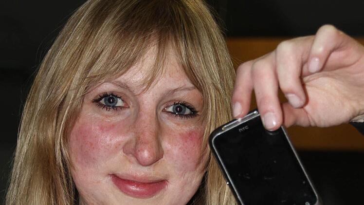 Sabine Herteux ohne Handy