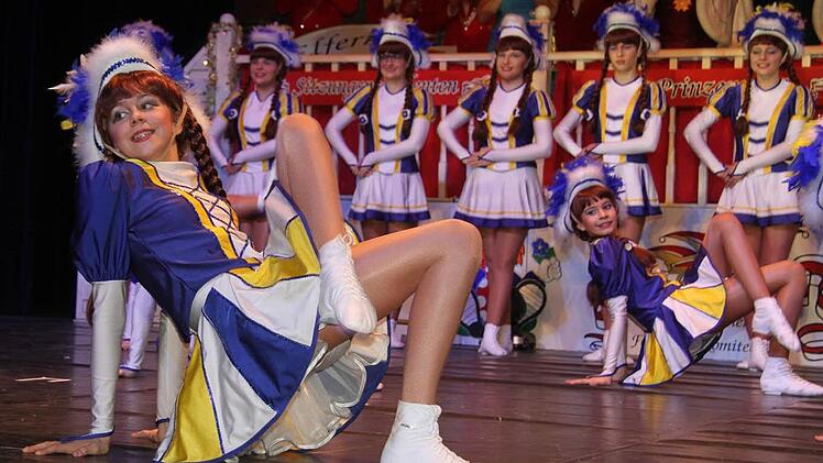 Die Erste Kulmbacher Showtanzgarde zeigte einen beeindruckenden Auftritt. Foto: Sonja Adam