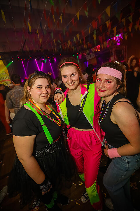 Beste Partystimmung in der Stadthalle