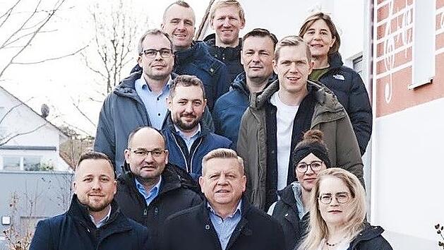 Die CSU-Kandidaten wollen Verantwortung &uuml;bernehmen. Otto Werner (vorne M.) ist der B&uuml;rgermeisterkandidat.