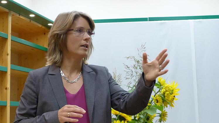 Annette Prechtel in der Nominierungsversammlung Foto: Pauline Lindner