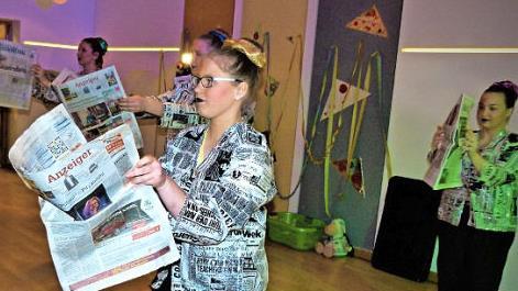 Der Nachwuchs zeigte schöne Tänze. Fotos: Werner Reißaus