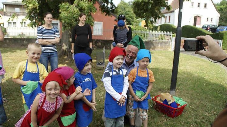 Die Kirchlauterer Kinder waren auch dabei.