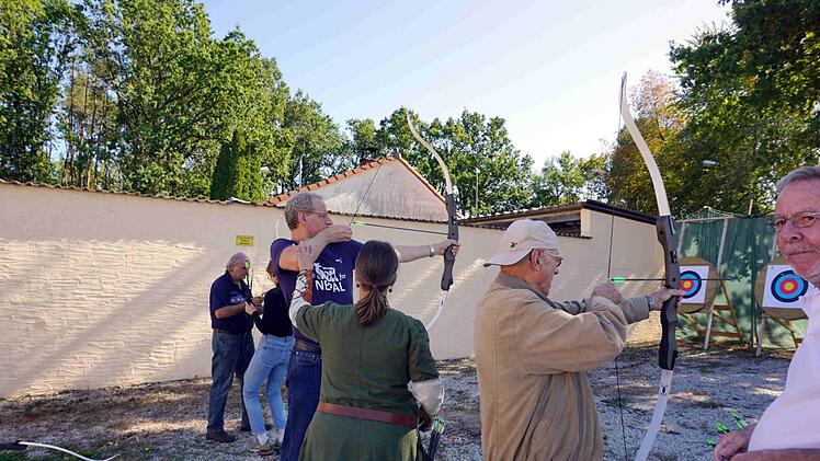 Bürgermeister German Hacker schoß auf Gold.