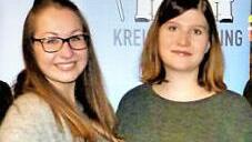 Neu im Kulmbacher Juz: Franziska Pfreundner (links) und Katharina Hartel Foto: Werner Reißaus