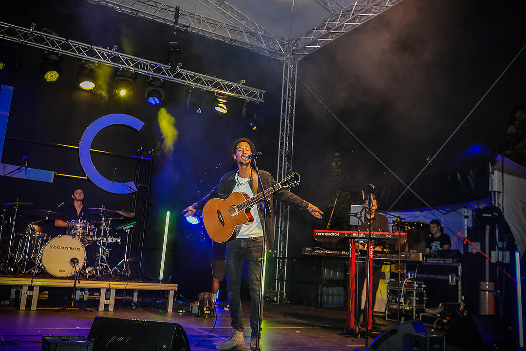 Beste Stimmung beim Stadtfest in Schweinfurt.