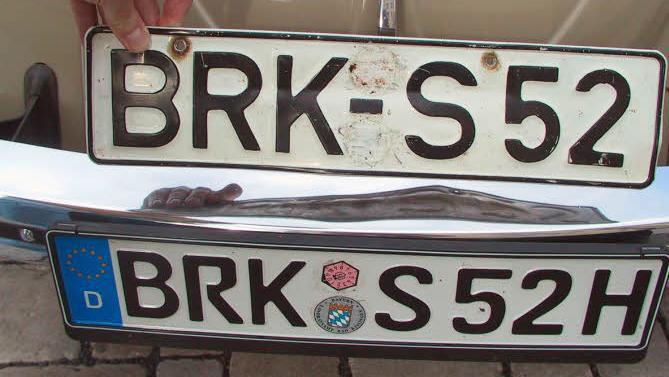 Auch in Bad Brückenau ist die Wiedereinführung der alten Kfz-Kennzeichen ein Thema.