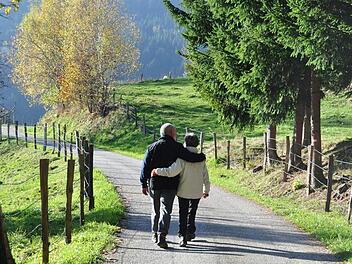 Eine neue Studie norwegischer Forscher zeigt: Schon regelmäßiges Spazierengehen kann die Lebenserwartung älterer Menschen deutlich steigern. Symbolbild: miss60_d/pixabay.com