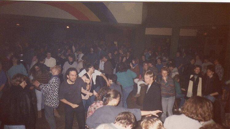 Die Mürschter Diskothek "Appollon" Mitte der 1980er.Jens Ritter