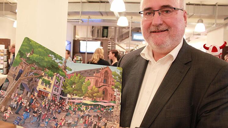 Stadtrat Wolfgang Grader ist auch im Buch... Foto: Sebastian Martin