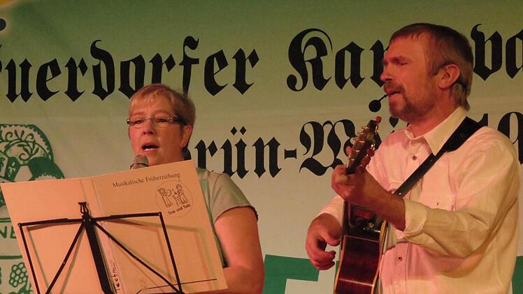 Frau Grün und Herr Weiß, Gisela Leber und Ralf WernerFoto: Doris Bauer