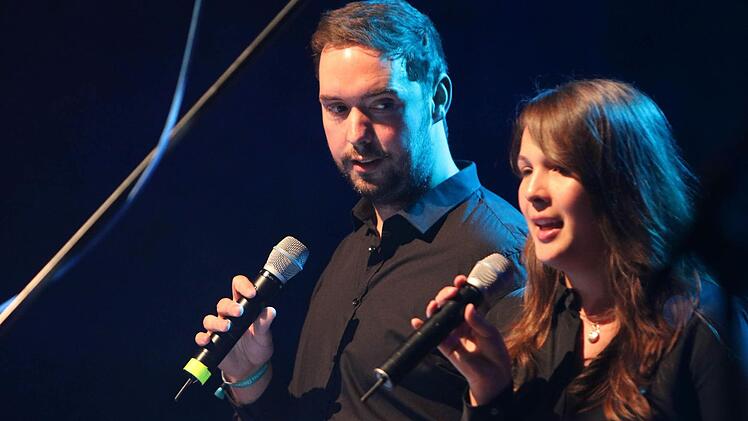 "Dreams and Drums": Impressionen von der Generalprobe mit dem Hochschulchor Coburg und der Hochschul-Bigband.Foto: Jochen Berger