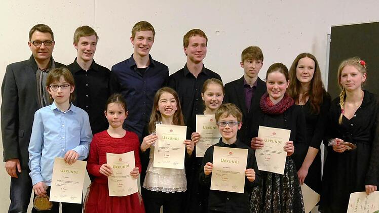 Die Besten der Musikschule.