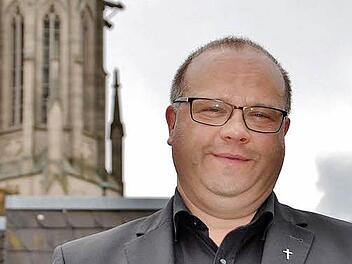 Pfarrer Gerd Greier (43) leitet jetzt als Nachfolger von Thomas Keßler die Bad Kissinger Pfarreiengemeinschaft "Jesus - Quelle des Lebens" Foto: Sigismund von Dobschütz