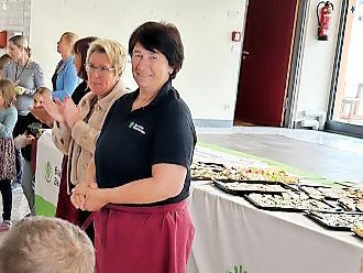 Die Landfrauen sorgten für ein liebevoll angerichtetes Pausenbuffet.