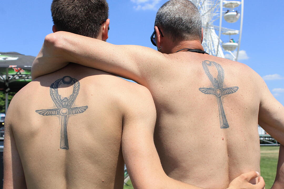 Tattoos der Rock im Park-Besucher