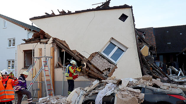 Haus in Baden-Württemberg eingestürzt - Mann gestorben