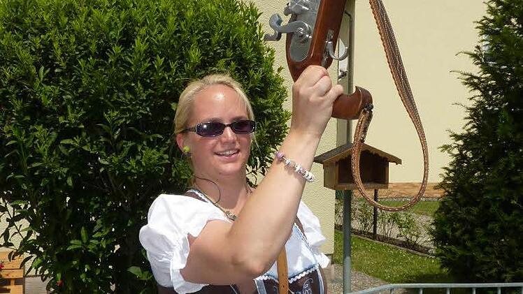 Die Mitwitzer Schützen sorgten für Böllerschüsse.