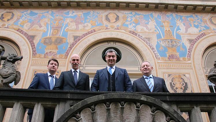 Eindrücke vom Besuch Söders. Foto: Ralf Ruppert