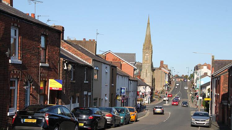 Anders als in Bad Brückenau durchqueren Straßen das Zentrum der englischen Partnerstadt Kirkham. Foto: Ulrike Müller