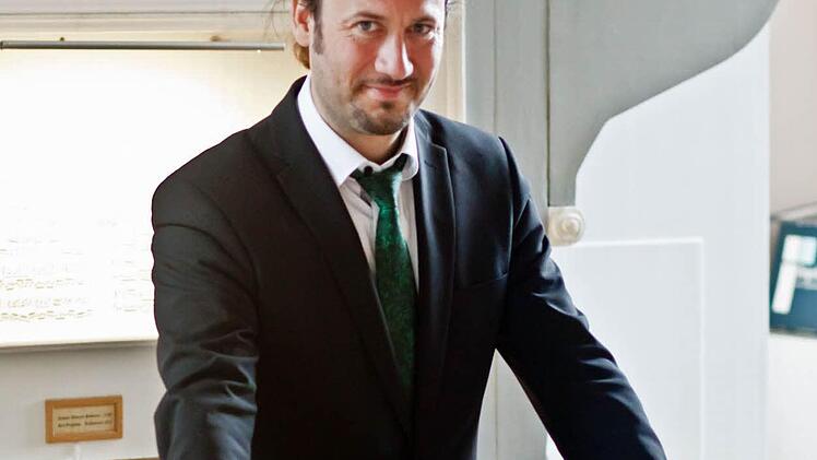 Matthias Grünert, Kantor der Frauenkirche Dresden, gastierte in der Christuskirche Mönchröden.Foto: Jochen Berger