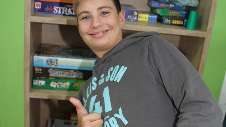 "Die Spiele sind top", findet Xander Mahbiyeh (12) und freut sich auf die Pausen.