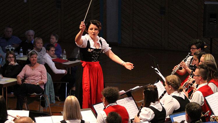 Kristina Renner begeisterte als Dirigentin genauso wie als Solistin bei "Let it go".