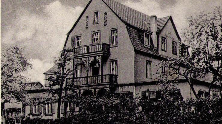 Die Villa Kunzmann in den Gründerjahren.