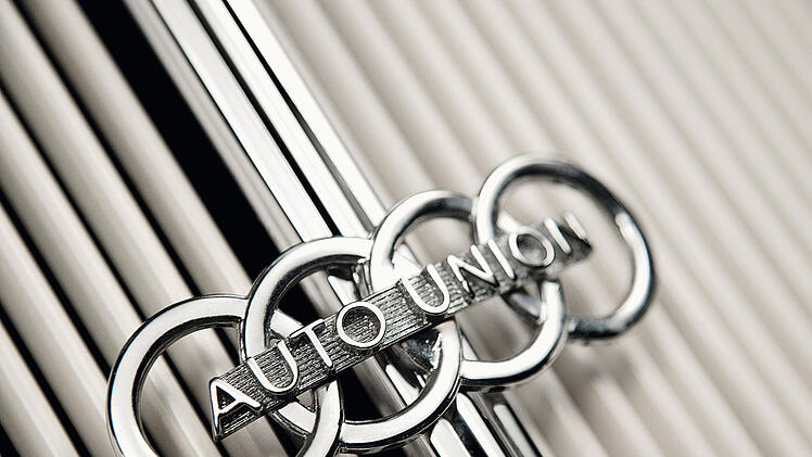 Das traditionelle Logo der Marke Audi. Damals noch als Auto Union.