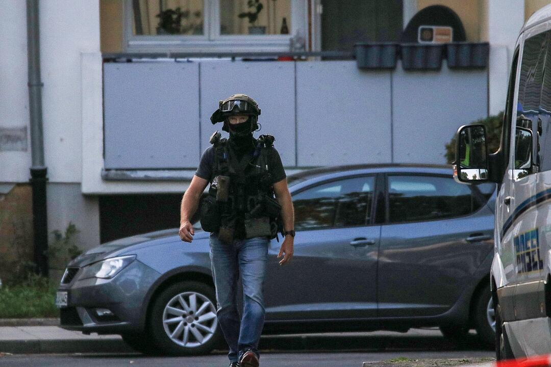 SEK und Spezialisten des LKA in Bamberg im Einsatz