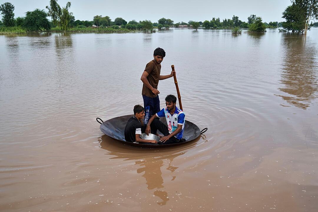 Überschwemmung in Pakistan
