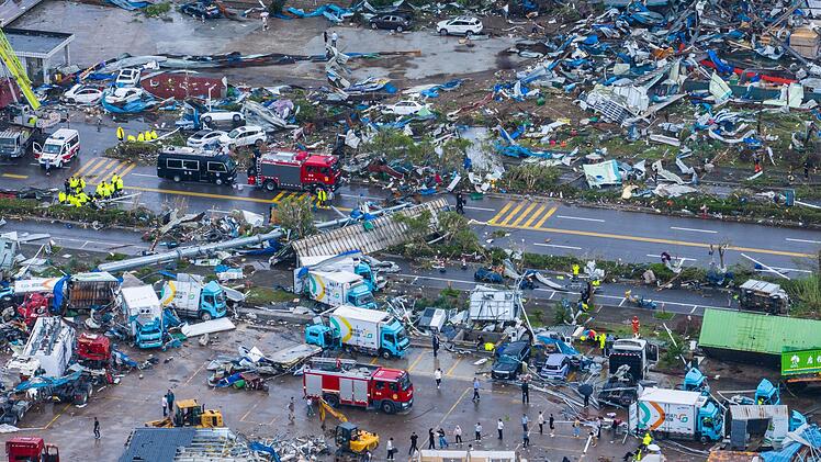 Unwetter in China