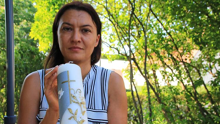 Mit dieser Kerze fing alles an.Foto: Heike Beudert