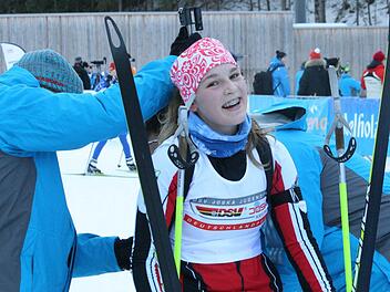 Erleichtert und glücklich: Valentina Umhöfer. Foto: privat